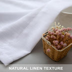 Linen White Curtains 98 Inches Long - Image 7