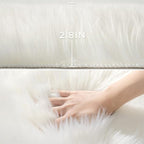 Ashler Faux Fur Rug, Fluffy Sheepskin Fur Rug, Fuzzy Ultra Soft 2.3 x 3.3 Ft - Image 3