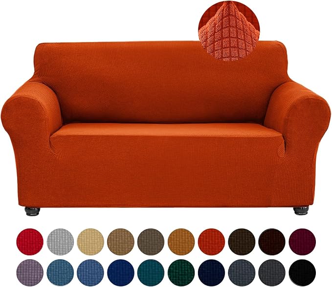 Joccun Stretch Loveseat Couch Cover, 1-Piece Sofa Cover by Joccun