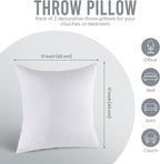 Utopia Bedding 17x17 Pillow Inserts, Sofa & Couch – Soft, Supportive & Fluffy - Image 7