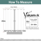 Yakamok Light Blocking Window Blackout Curtains Thermal Insulated Room - Image 7