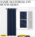 NICETOWN Navy Blackout Curtains 78" Long - Image 6
