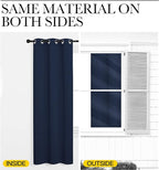 NICETOWN Blackout Draperies Curtains, 1 Pair, 42 x 78 inches, All Season - Image 6