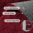 Area Rugs for Living Room, 6x9 Feet Soft Fluffy Shagg Plush Rug High Pile Large - Image 6