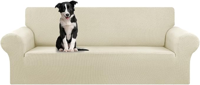 KEKUOU Stretch Oversized Sofa Slipcover 1 Piece Couch Sofa Cover Furniture by KEKUOU