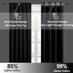 RYB HOME Short Blackout Curtains - Image 6