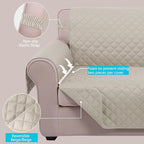 U-NICE HOME Large Sofa Cover Reversible Couch Cover - Image 3