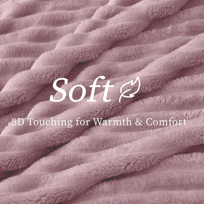 BEDELITE Twin Blanket for Couch & Bed, 300GSM Soft & Warm Fleece Blanket - Image 4