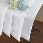White Window Sheer Curtains 45 Inches Length, Voile Short Curtains - Image 8