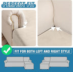 Couch Cover Velvet Chaise Cushion Cover - Image 6
