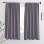 RYB HOME Blackout Curtains for Bedroom Living Room 63 inches Long, Thermal by RYBHOME