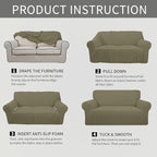 Easy-Going Stretch Loveseat Slipcover 1-Piece Sofa Cover Furniture Protector - Image 5