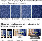Lecloud Leia Dusty Blue Sheer Curtains 45 Inch Length 2 Panels, Balance Light & - Image 5