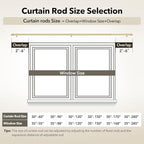 IFELS 2 Pack Heavy Duty Curtain Rods - Image 6