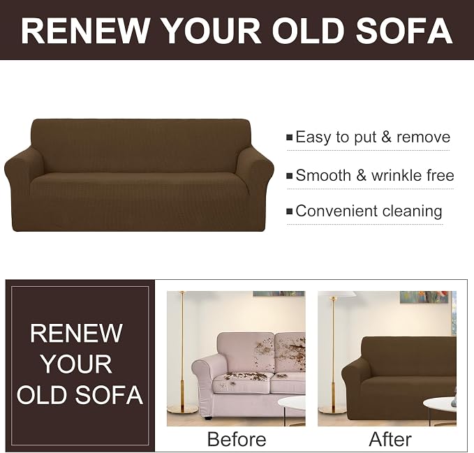 U-NICE HOME Recliner Chair Covers Stretch Couch Cover Sofa Cover Sofa Slipcover - Image 5