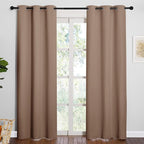 NICETOWN Window Treatment Thermal Insulated Solid Grommet Blackout by NICETOWN