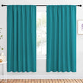NICETOWN 2 Panels Blackout Curtains, Rod Pocket Window Curtains Room Darkning by NICETOWN