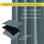 NICETOWN Blackout Curtains 63 Length - Image 2