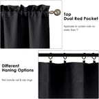 OWENIE Bob 1 PCS Black Valances - Image 4
