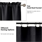 OWENIE Bob 1 PCS Black Valances - Image 5