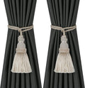 Fenghuangwu 2 Pack Curtain Tie Backs Rope Tassels by fenghuangwu