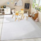 Amearea Modern Area Rugs for Bedroom Living Room, 4x6 Feet White Thickened - Image 9