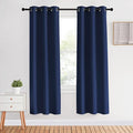 NICETOWN Blackout Curtain Panels 70, 1 Pair, 34 inch, Window Treatment Energy by NICETOWN