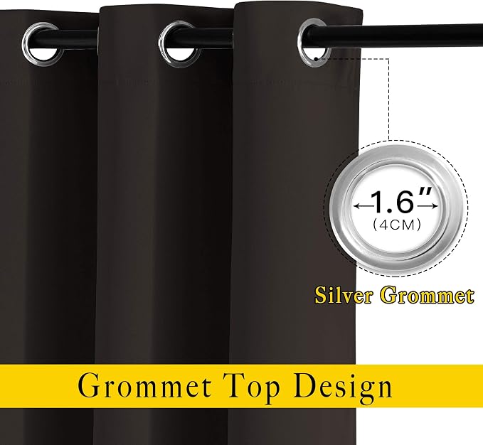 NICETOWN Blackout Curtain Panels 84 inches - Image 2