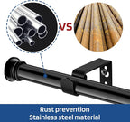 Standard Decorative Window Curtain Rods 30 to 88 Inch, 5/8 Inch Diameter Small - Image 4