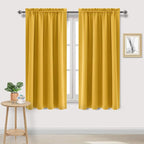 DWCN Yellow Room Darkening Blackout Curtains by DWCN