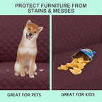 Recliner Chair Covers Reversible Sofa Cover Couch Cover - Image 5