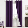 Yakamok Room Darkening 100% Blackout Curtains Grommet Window Treatments by Yakamok