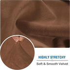 H.VERSAILTEX Velvet Stretch Individual Chaise Cover Sectional Couch Covers - Image 5