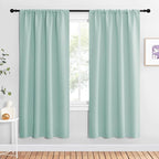 NICETOWN Blackout Curtains for Living Curtains, Aqua Blue, 2 Panels, 42 by 72 by NICETOWN