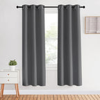 NICETOWN Blackout Window Curtains 70" L, 2 Panels, 34 inch, Grommet Top Room by NICETOWN