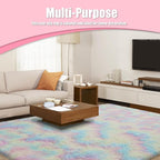 9x12 Fluffy Area Rugs for Living Room, Large Fuzzy Shag Area Rug for Bedroom - Image 6