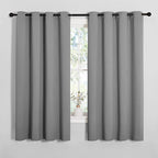 NICETOWN Silver Grey Blackout Curtain Panels by NICETOWN