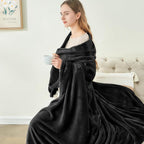 BEDELITE Fleece Blanket Black Throw Blanket - Image 4