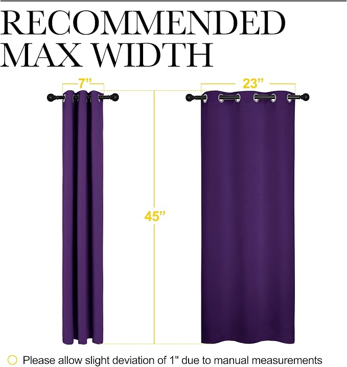 NICETOWN Thermal Insulated Blackout Draperies Curtains, Triple Weave Home - Image 7