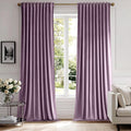 MIULEE Lavender Velvet Curtains 96 inches by MIULEE