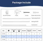 ENJOYBASICS 2 Pack No Drill Curtain Rods - Image 6