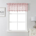 Lecloud Leia Blush Pink Sheer Valances by Lecloud