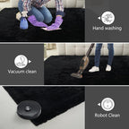 Shag Area Rugs for Bedroom Living Room, 8X10 Ultra Soft Fluffy Area Rugs for - Image 8
