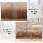 ORINOVA Beige Area Rugs for Living Room Bedroom Nursery 9X12 Washable Faux - Image 3