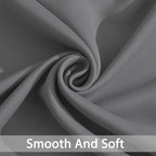 Yakamok Gray Blackout Curtain Panels 96 inches - Image 4