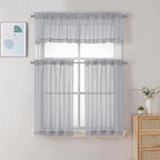 Chyhomenyc Light Grey Sheer Valances - Image 2