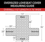 Easy-Going Sofa Slipcover Reversible Loveseat Sofa Cover Couch Cover - Image 6