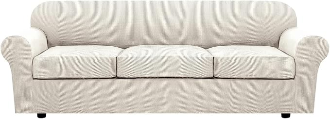 H.VERSAILTEX 4 Piece Stretch Sofa Covers by HVERSAILTEX