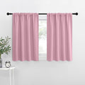 NICETOWN Blackout Curtains for RV Windows, Rouge Pink, 2 Panels, Room Darkening by NICETOWN