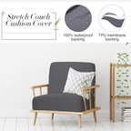 Newwiee 8Pcs Patio Cushion Covers Stretch Outdoor Cushion Cover Replacement - Image 4